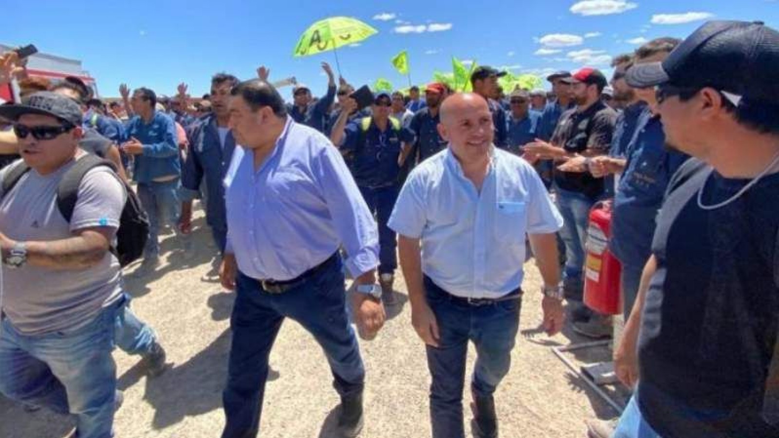 El intendente de Madryn almorzó con la UOCRA
