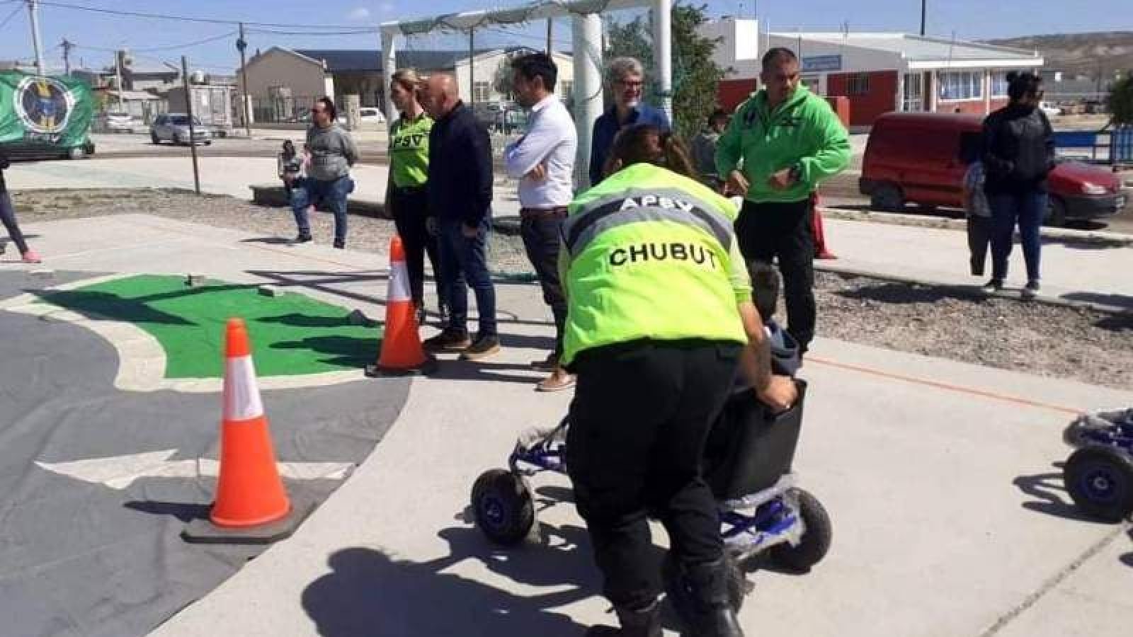 Puerto Madryn: realizaron una jornada de Educación Vial en el barrio Presidente Perón