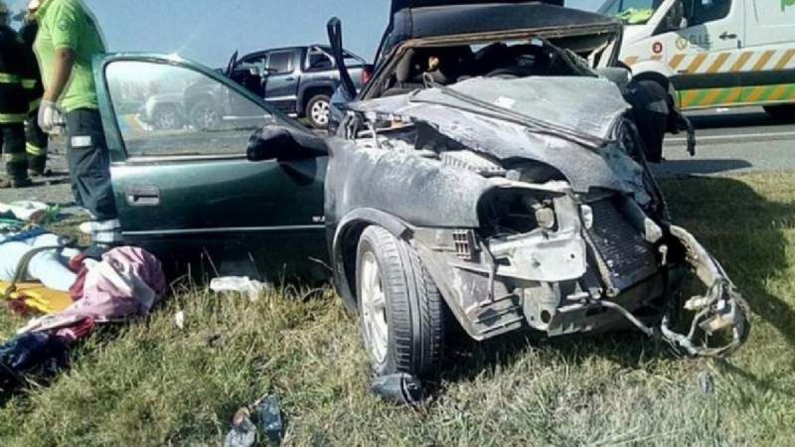 San Clemente del Tuyú: Colisión múltiple deja como saldo un muerto y tres heridos