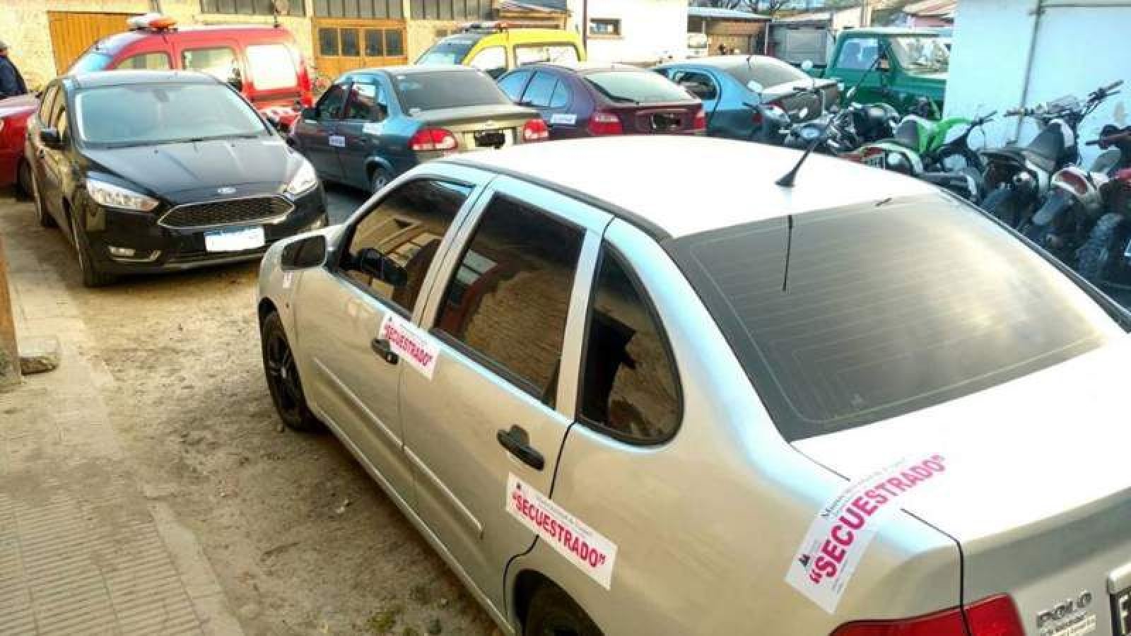 Los vehículos secuestrados en la cuarentena están a disposición de juzgados federales