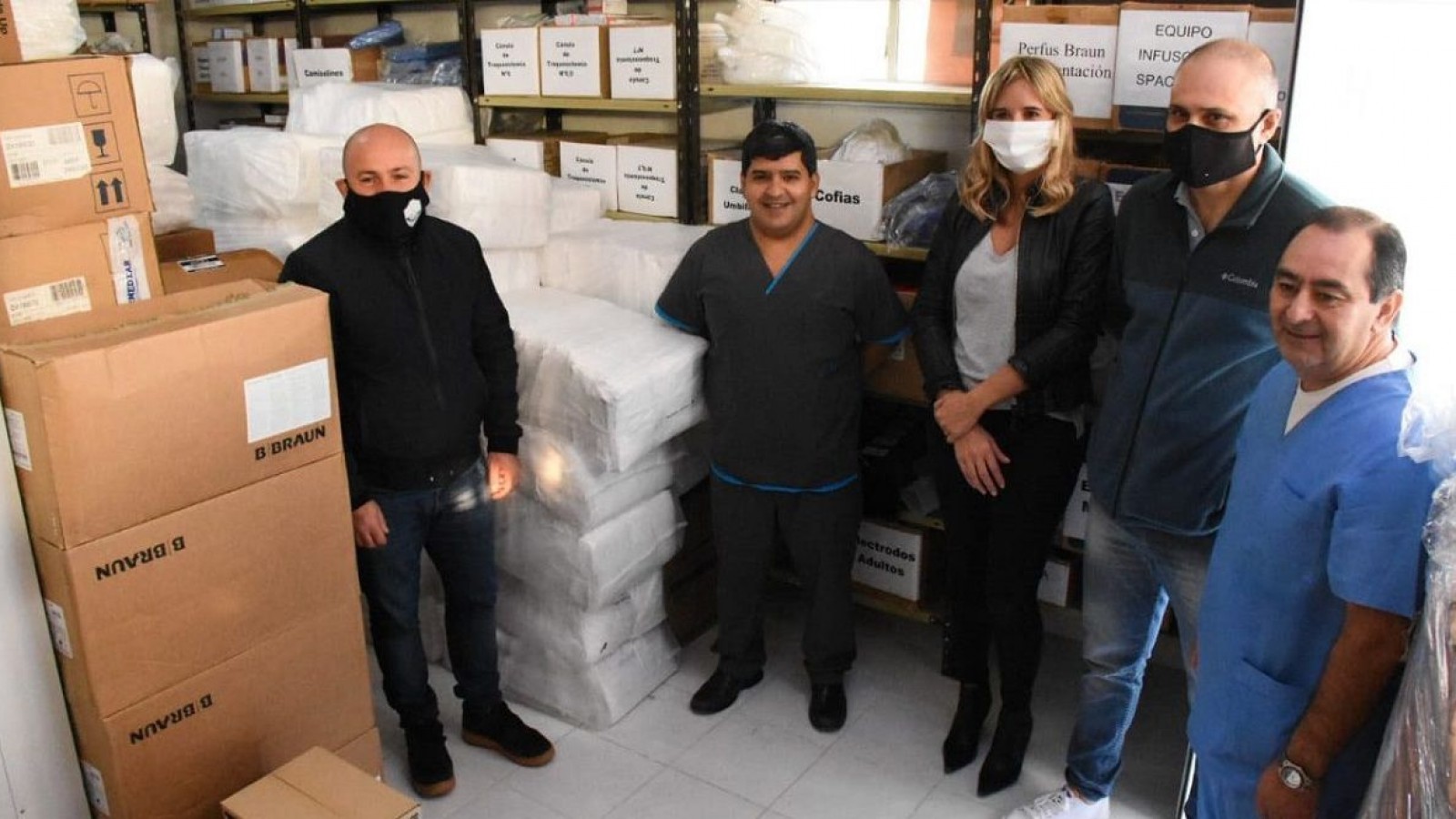 Hospital Ísola: importante donación de insumos
