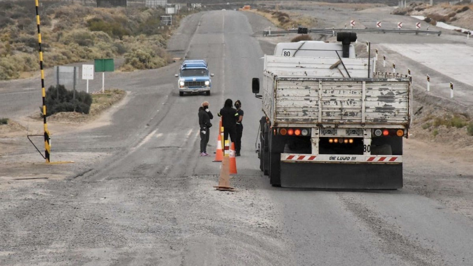 Madryn: habilitan el acceso al tránsito pesado por ruta A010