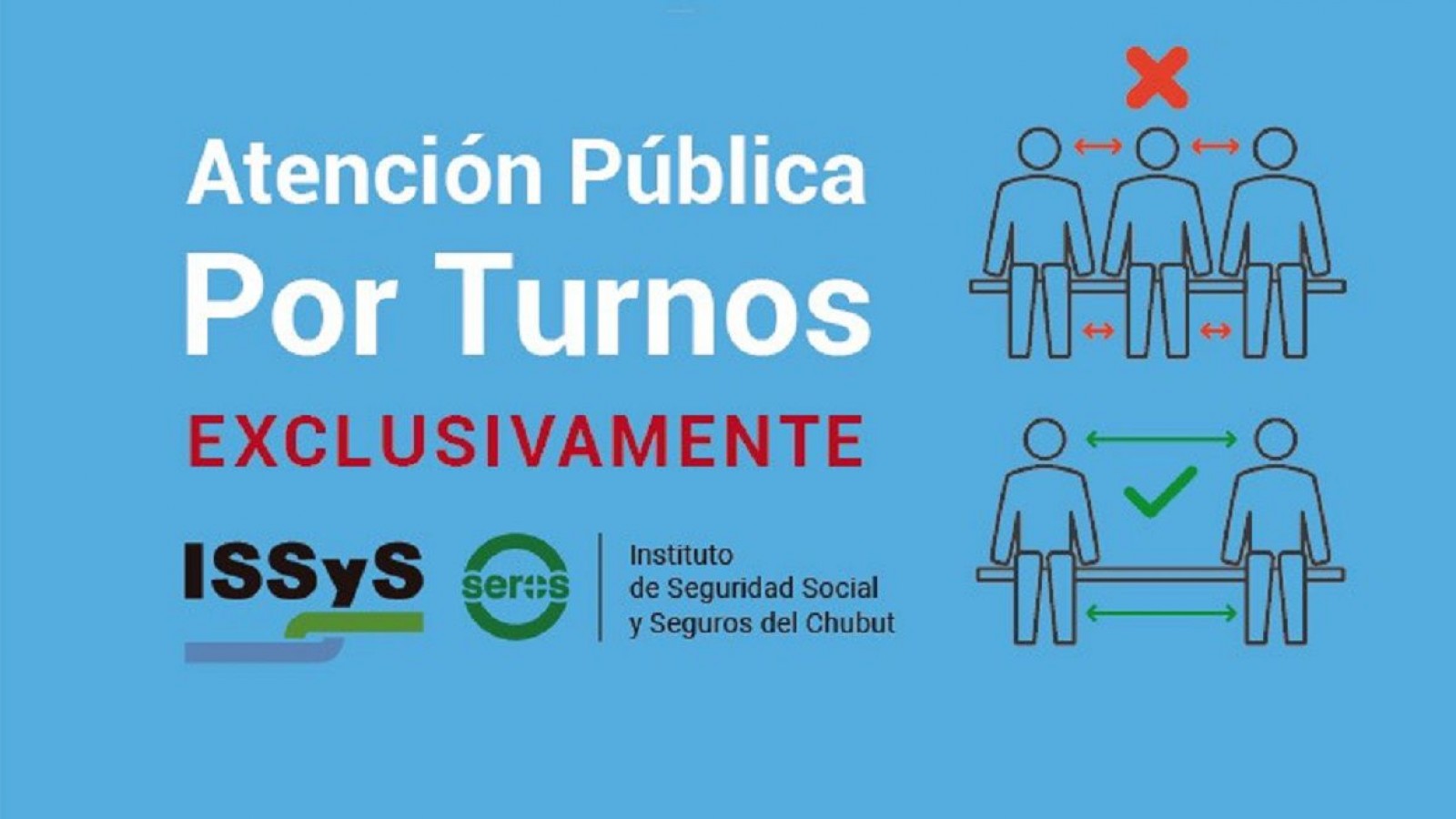 Chubut: ISSyS informó que atenderá con turnos