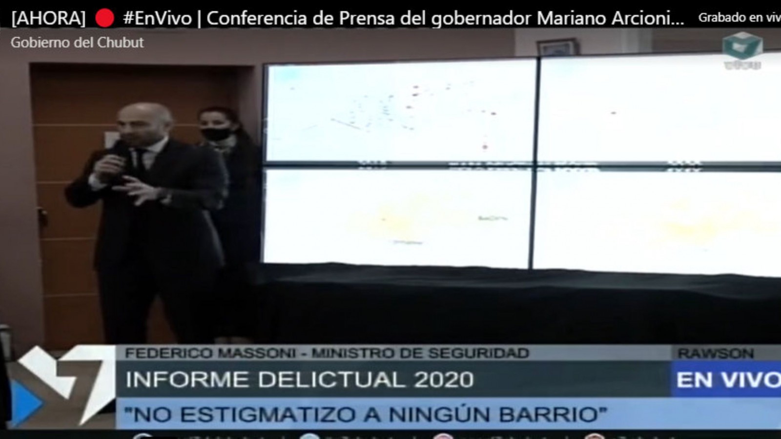 "Cuando hablamos de droga hablamos de Puerto Madryn y Comodoro donde hay mucha presencia de extranjero" dijo Massoni