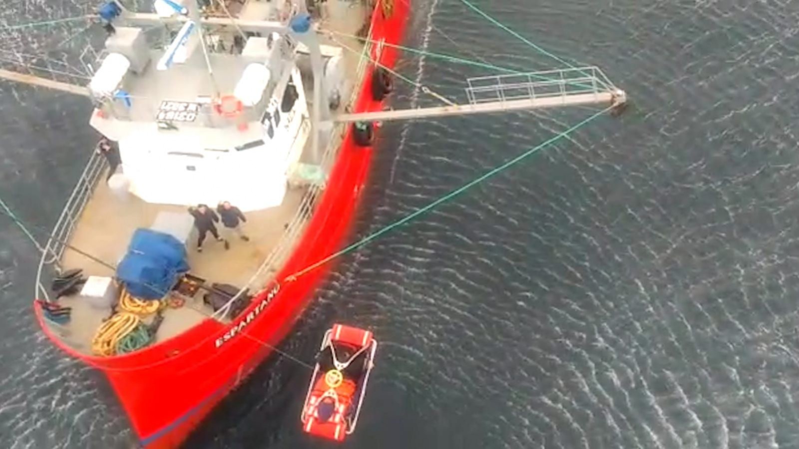 Prefectura aeroevacuó a un tripulante de un pesquero