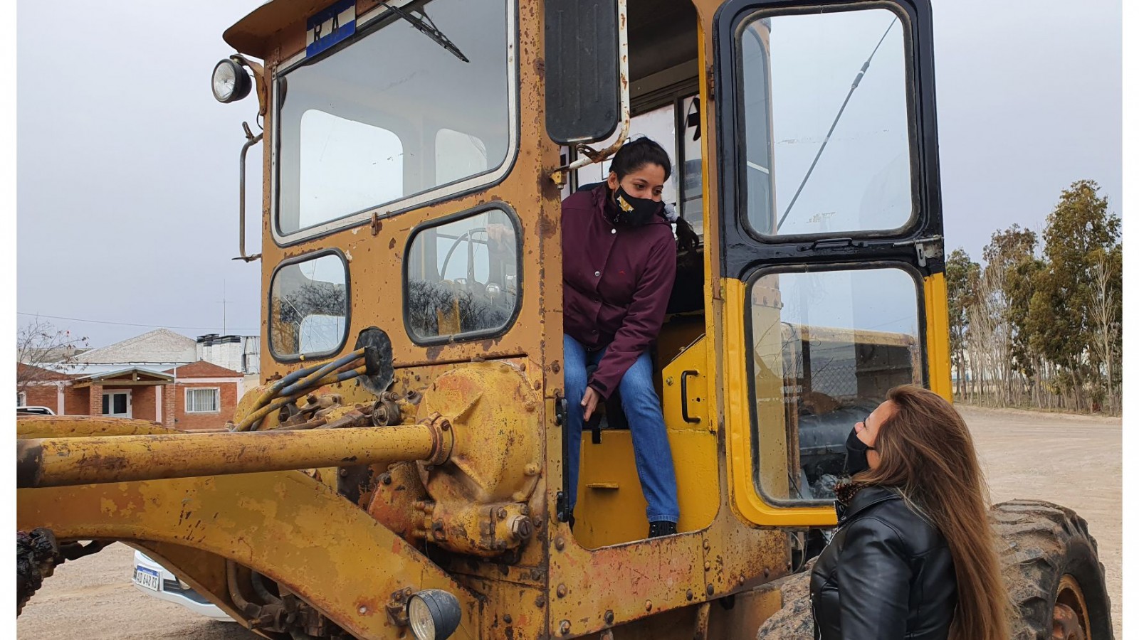 Amaranta Dos Ramos Taurelli, la primera mujer equipista en Vialidad de Chubut: "creo que voy a aprender rápido"