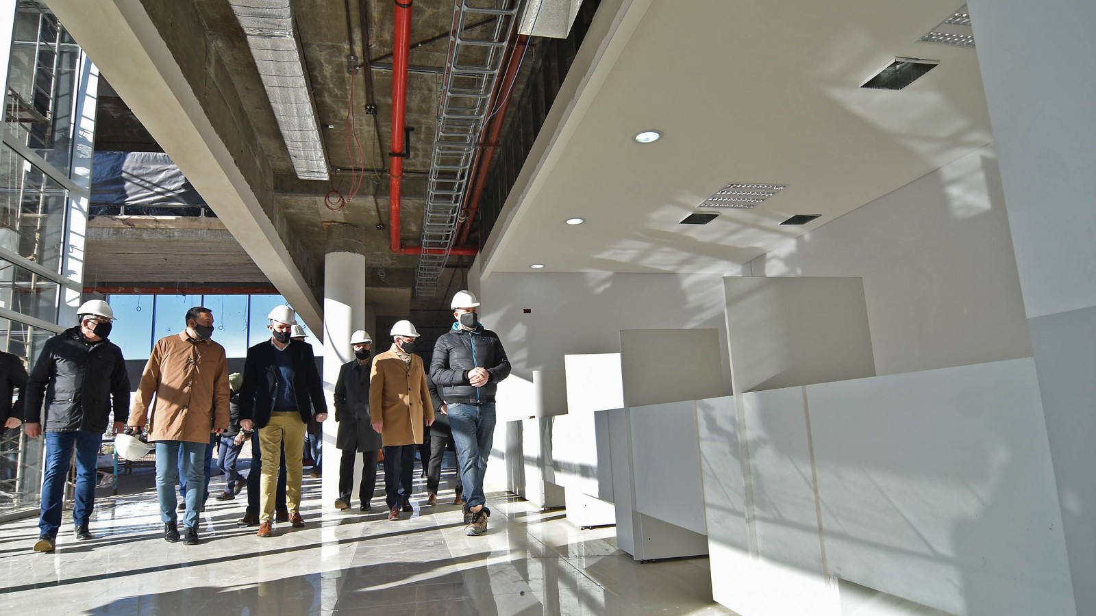 La obra del nuevo Hospital de Alta Complejidad de Trelew ya tiene un avance de más del 80 por ciento