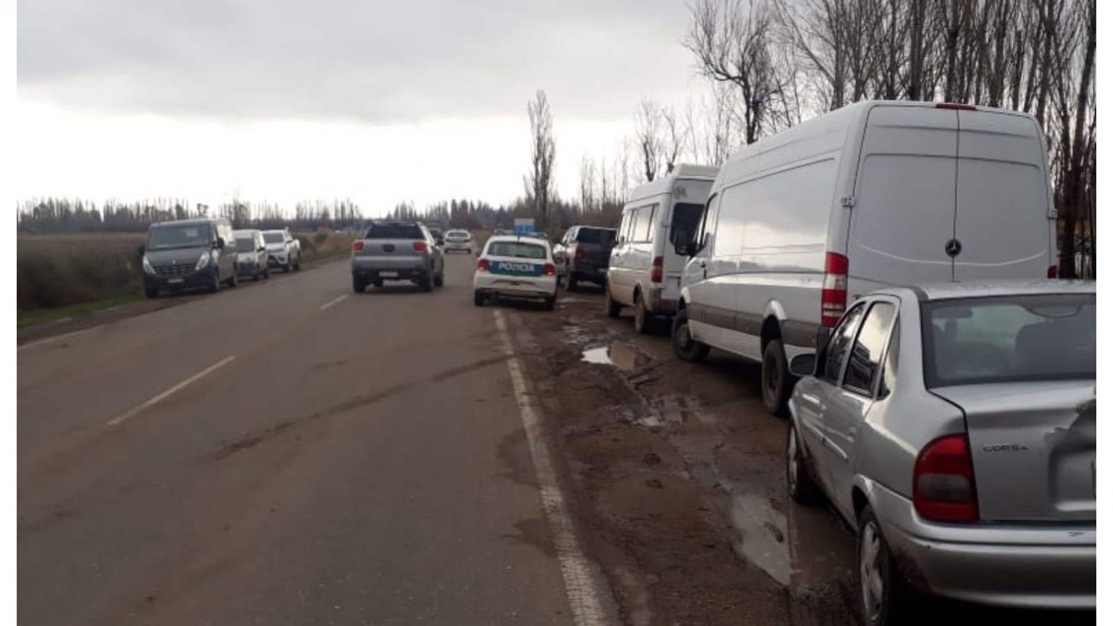 Policía desactivó un encuentro en la zona de chacras: se habían reunido por un familiar fallecido en Bolivia