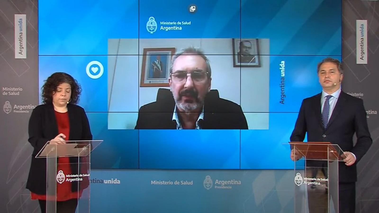 Fabián Puratich habló en el reporte de Salud de Nación, lo confundieron con el ministro de Jujuy