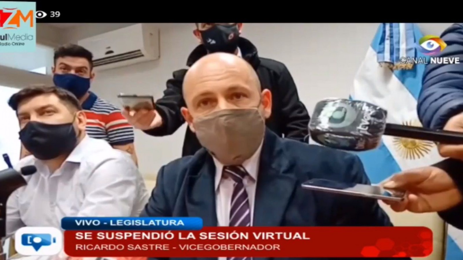 Sin sesión: "Hay que hacer equilibrio entre los que quieren sesionar y los empleados que no cobran el sueldo".