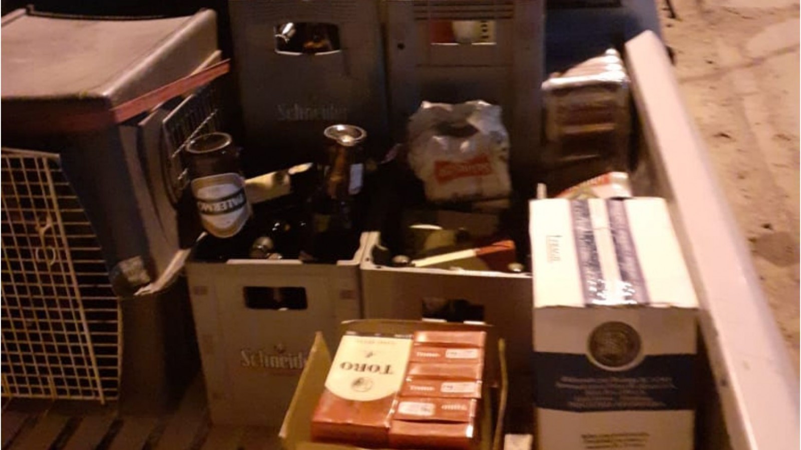 Secuestraron más de 500 litros de alcohol en diferentes allanamientos