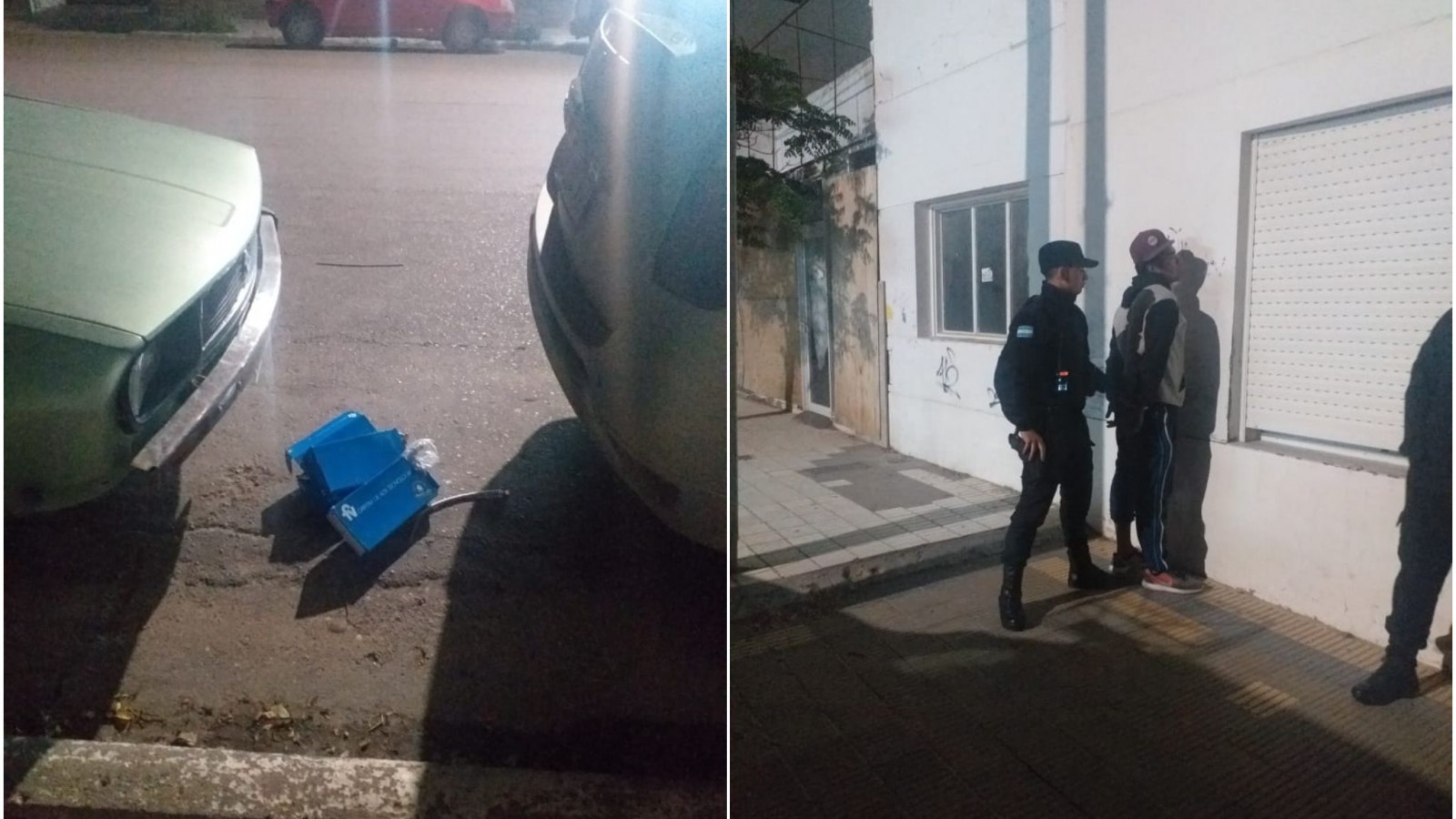 Tres delincuentes fueron detenidos cuando se llevaban 15 cajas de griferías