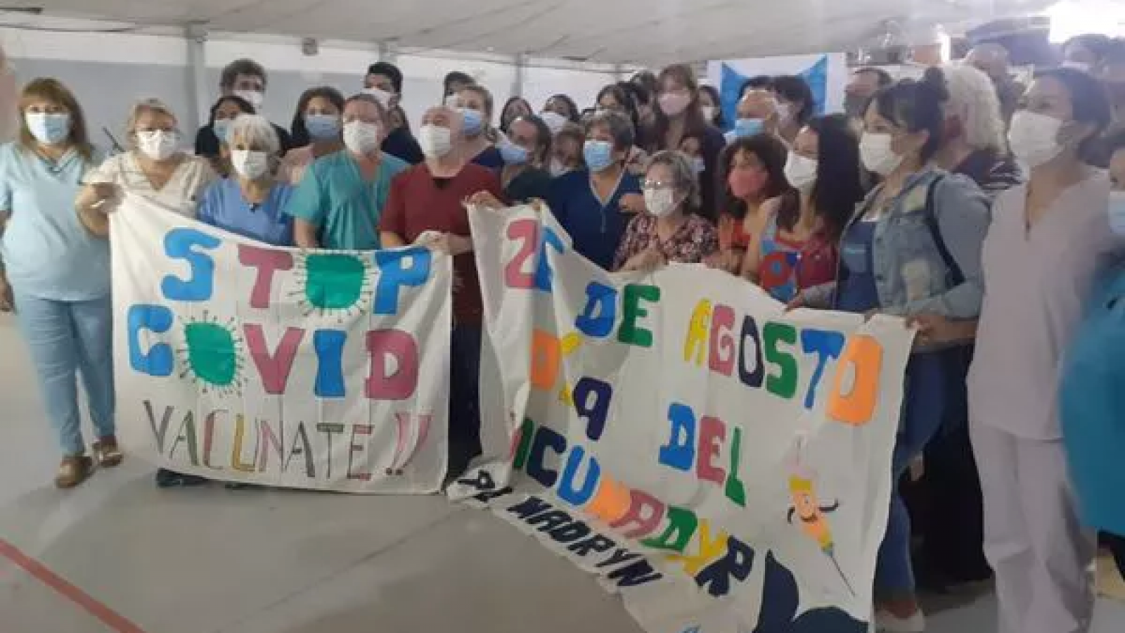 Madryn: "en el gimnasio se aplicaron más de 120 mil dosis de vacunas contra el covid-19"