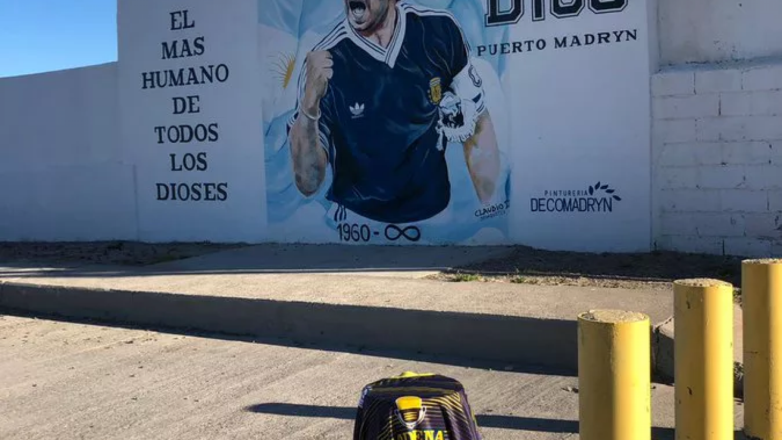 "Iría a Puerto Madryn para ver el mural " ¿El homenaje a Maradona se convertirá en otro atractivo turístico?