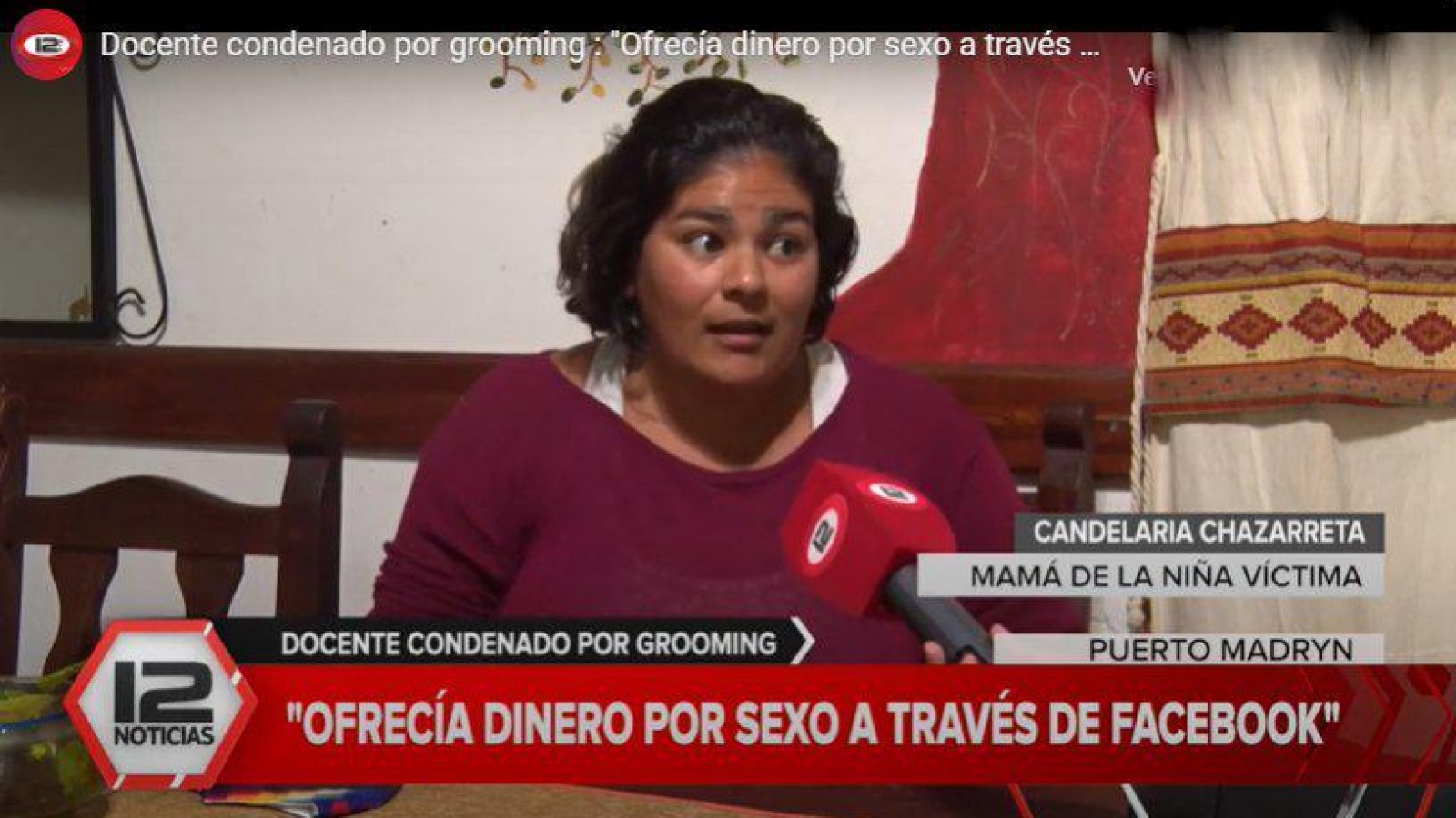 Denuncia: "Sigue trabajando en Delegación de Educación y fue condenado por 2 casos de grooming y tenencia de pornografia infantil".