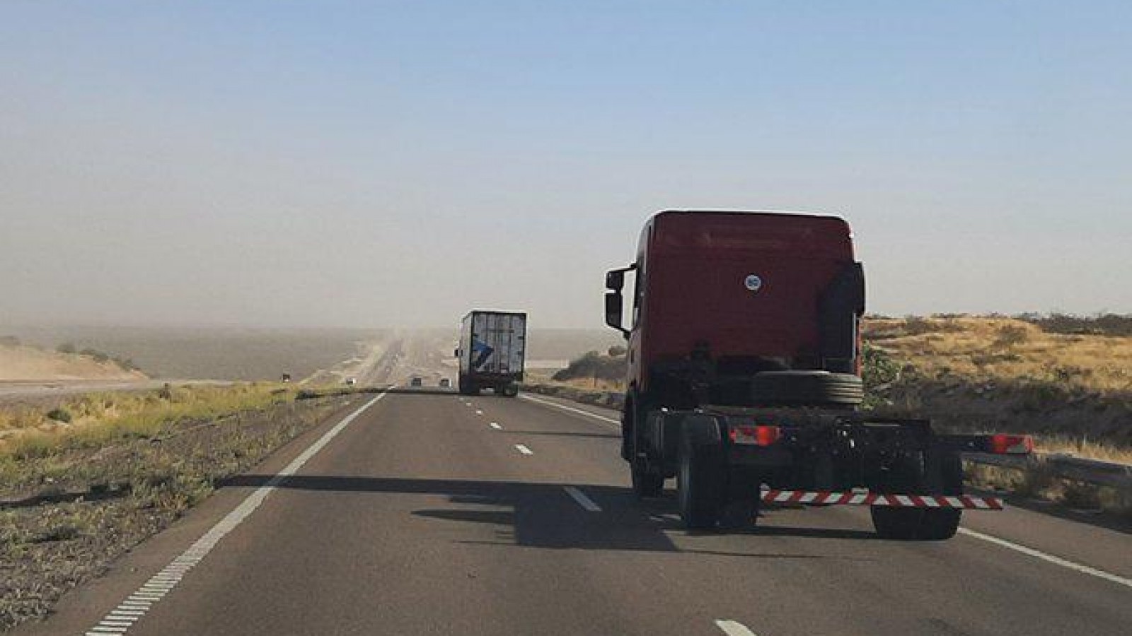 Vialidad Nacional pidió transitar con mucha precaución sobre la RN3 entre Trelew y Puerto Madryn