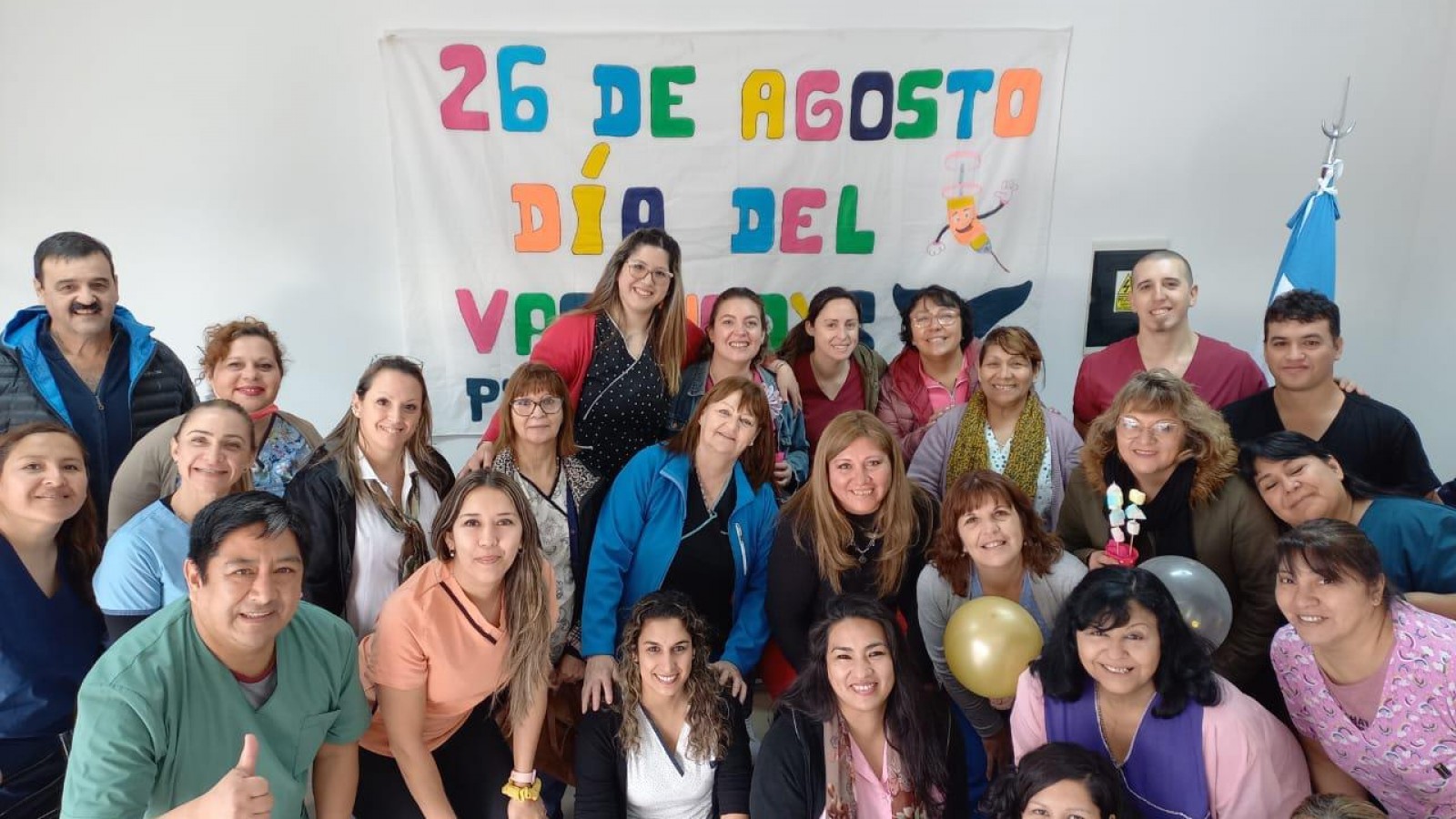Así se celebró el Día del vacunador y de la vacunadora en Puerto Madryn