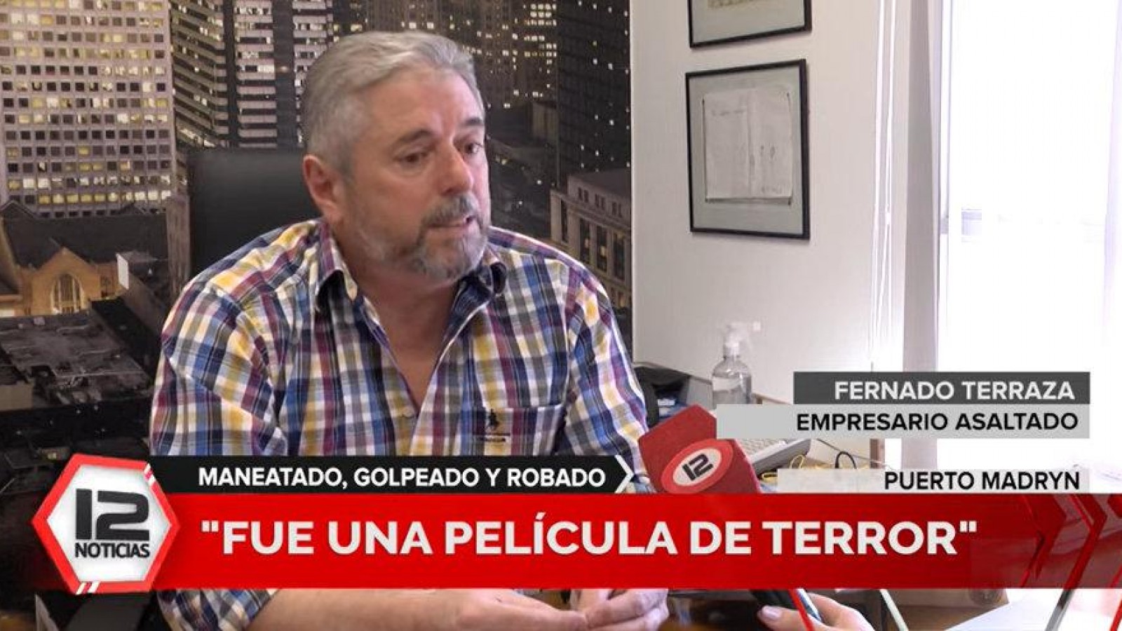 Fernando Terraza, el empresario asaltado hizo declaraciones: "Fue una película de terror"