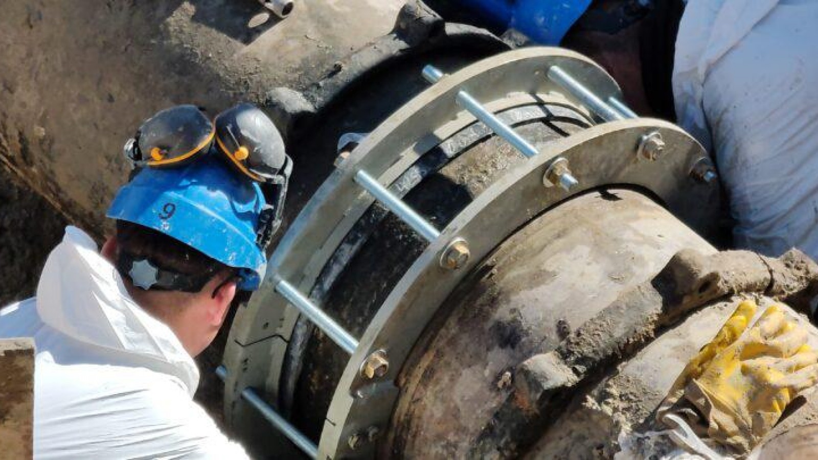 Servicoop finalizó las obras sobre el acueducto de Puerto Madryn