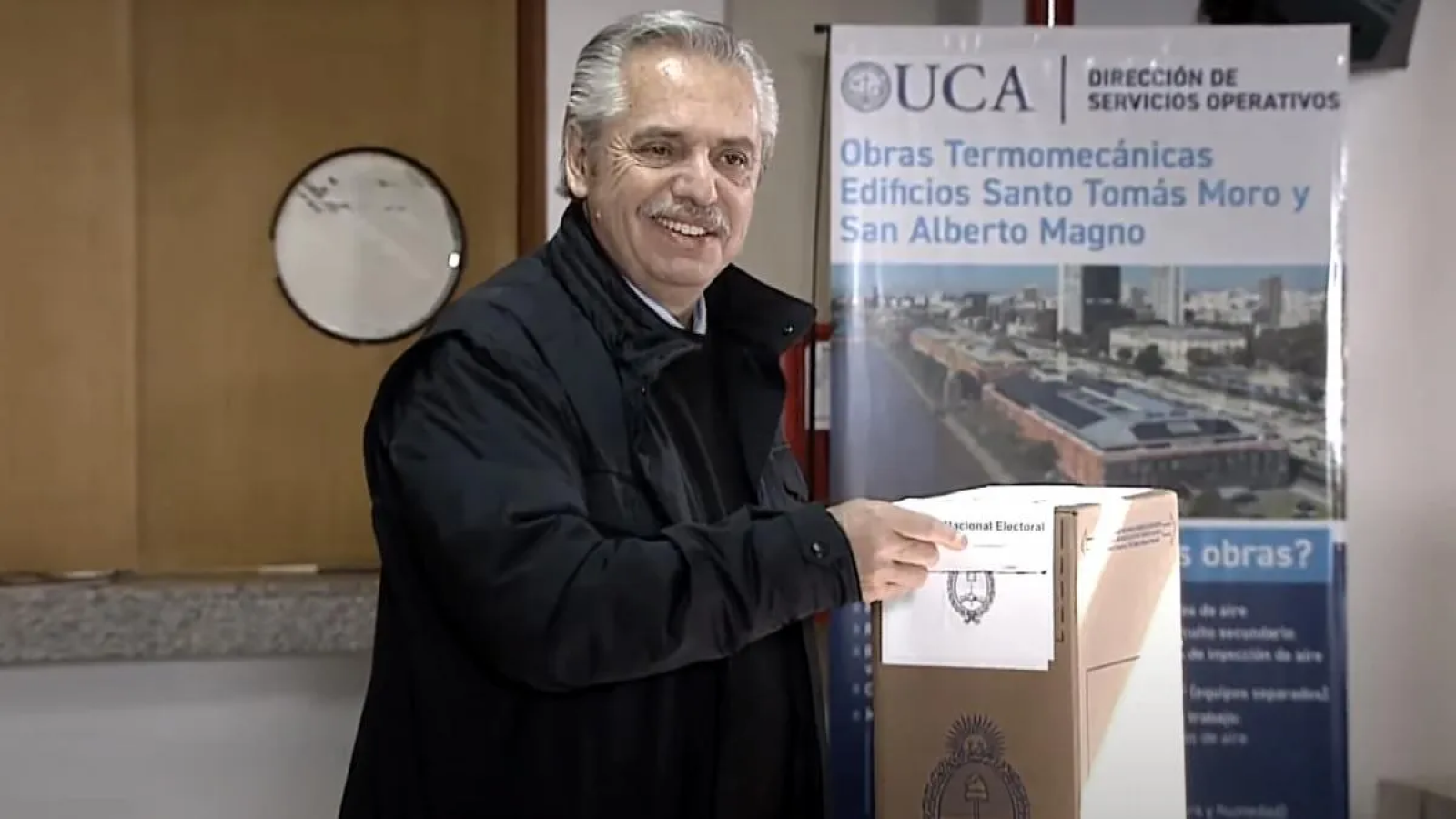 Alberto Fernández votó: "Es una jornada particular porque elegimos el futuro"