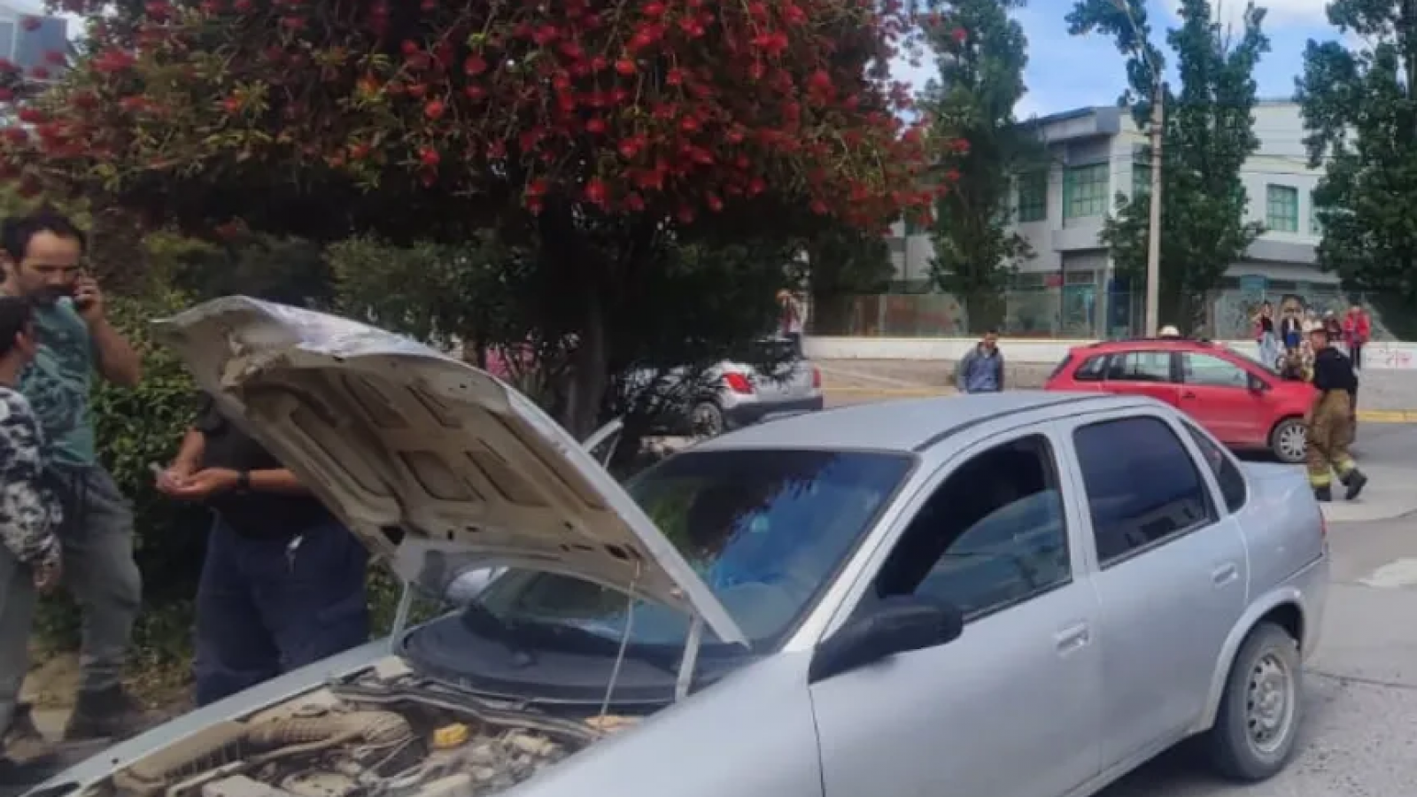 Hubo un accidente de tránsito con una persona lesionada