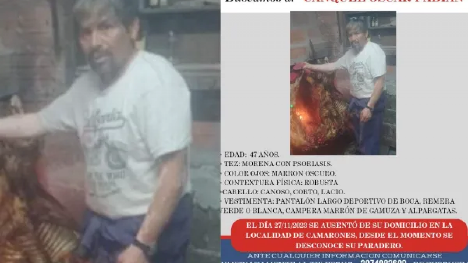 Buscan en toda la provincia al hombre que dejó nota y "consumió veneno"