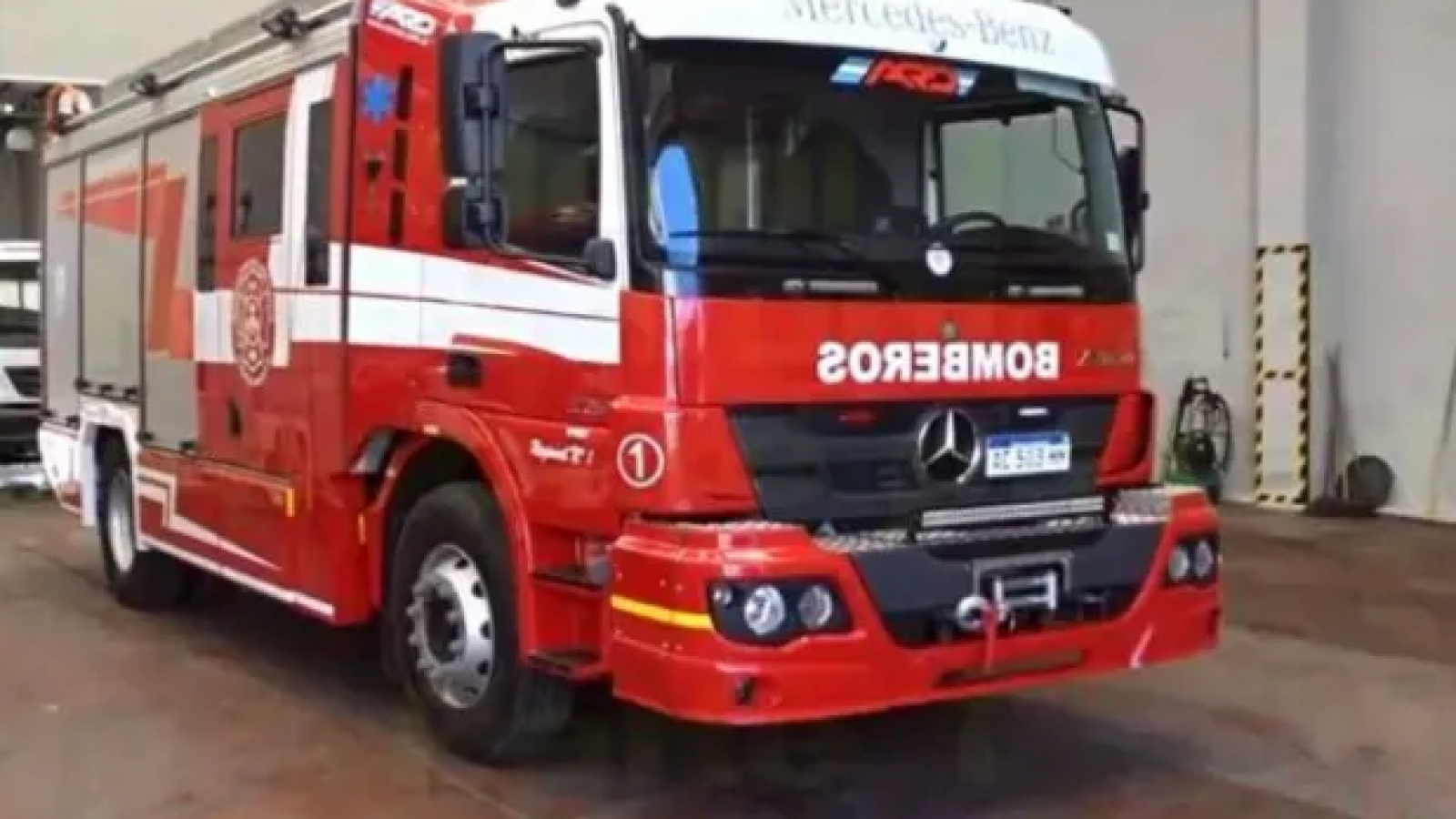 Se incendió un vehículo y debió intervenir una dotación de Bomberos