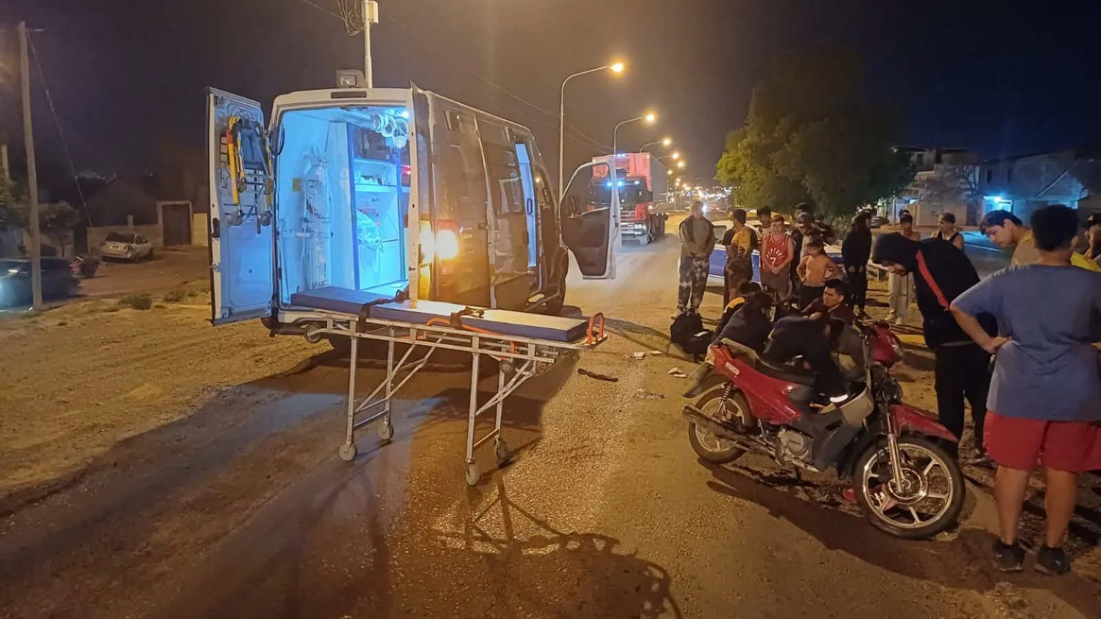 Un motociclista quedó herido tras accidente y terminó en el hospital