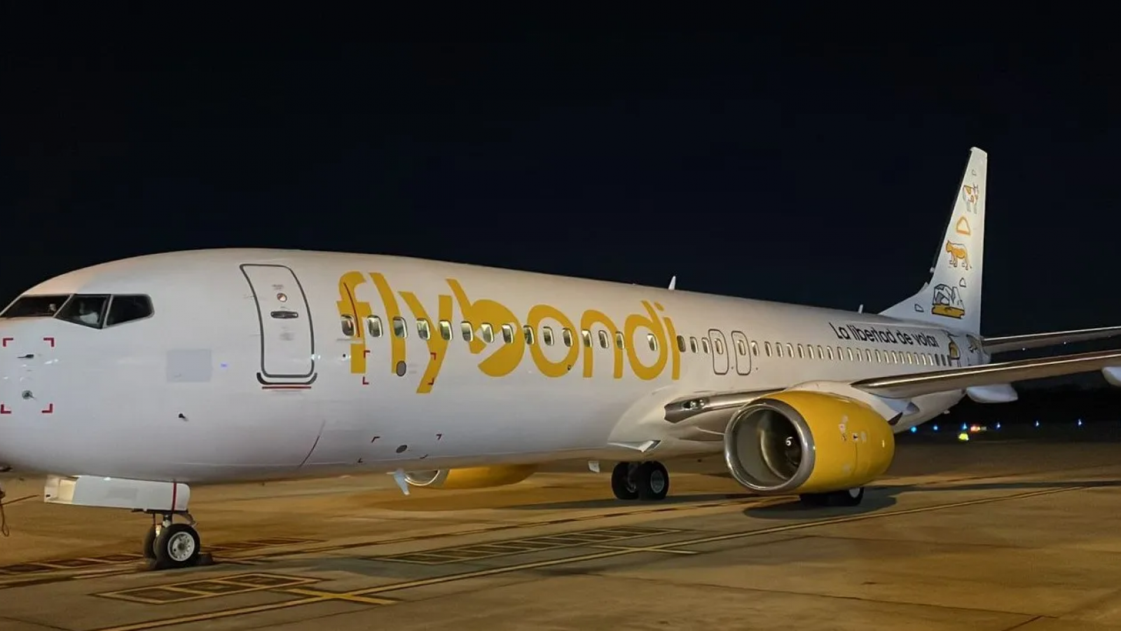 En vuelo de Flybondi se rompió un parabrisas