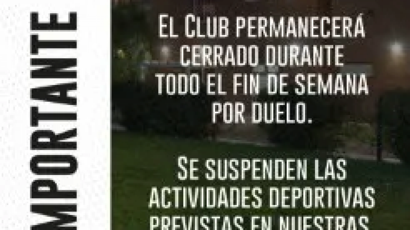 Puerto Madryn Rugby Club suspende actividades por la muerte de Adrián Orozco