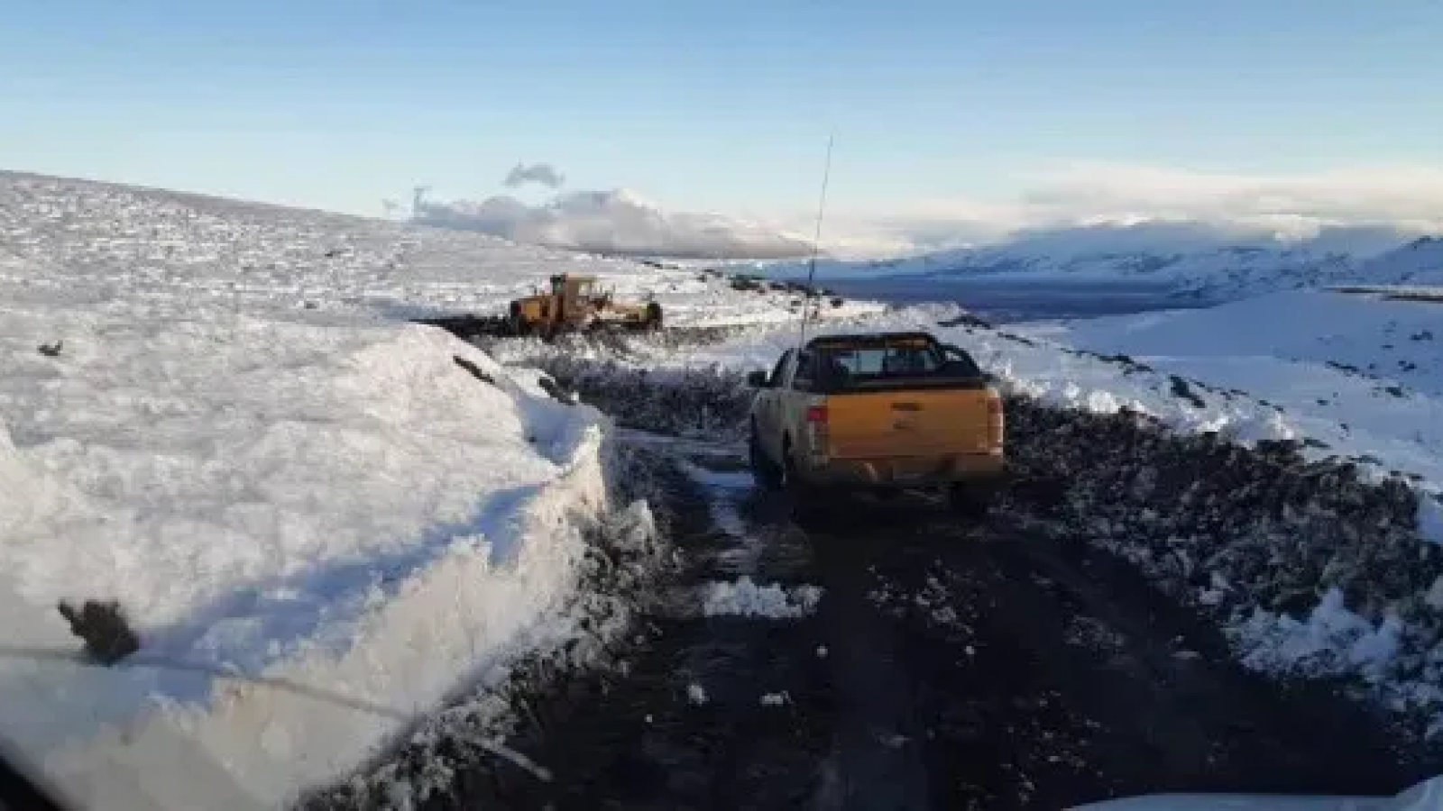 Hay alerta amarilla por nevadas en zonas cordilleranas, estiman acumulados hasta 20 cm