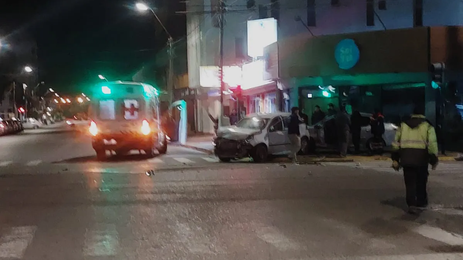 Accidente de tránsito en Puerto Madryn dejó dos heridos