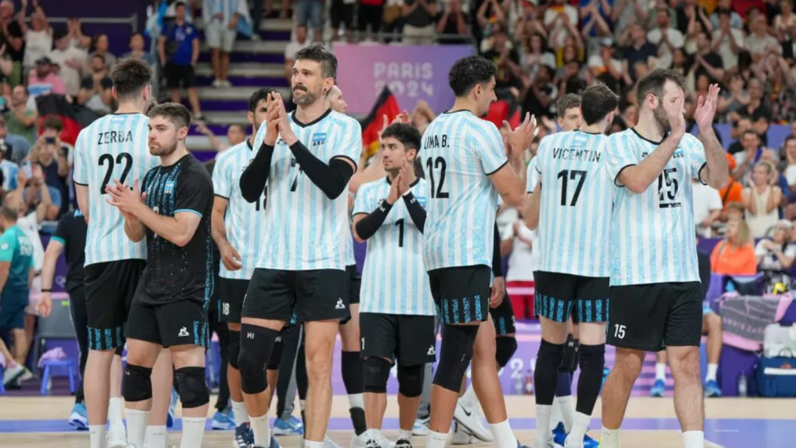 La Selección Argentina de vóley se despide de París 2024 tras perder ante Alemania