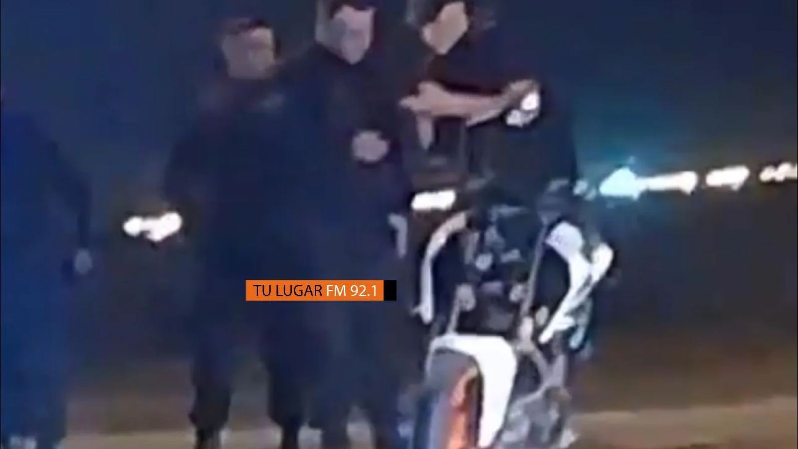 Rawson: Motociclista de Trelew que volvía de la playa perdió el control y terminó hospitalizado