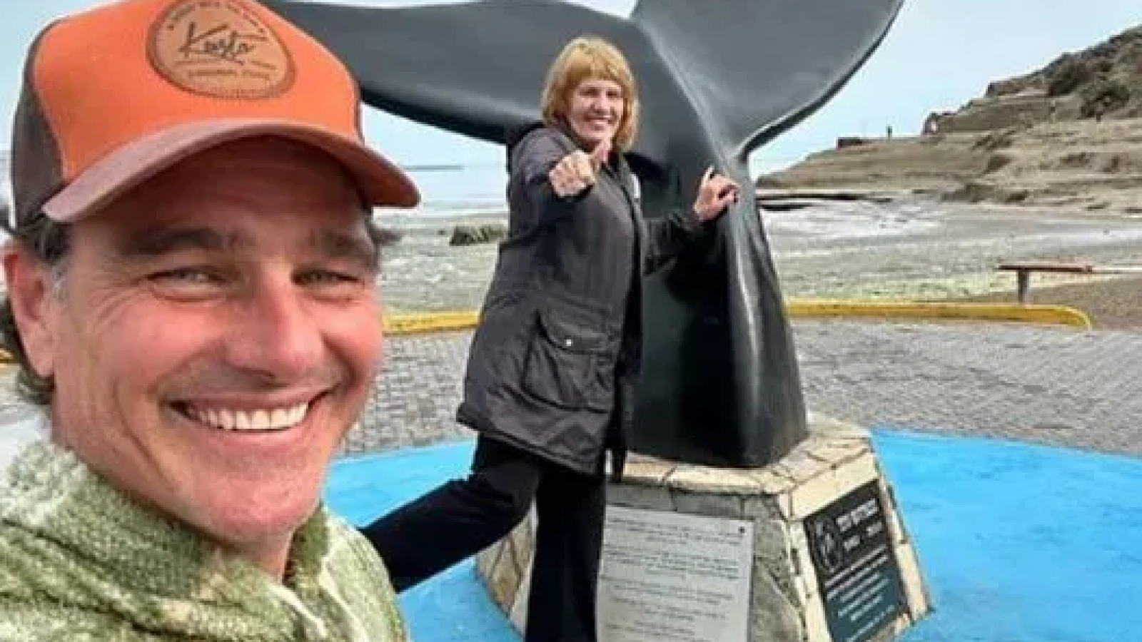 Hernán Drago cumplió el sueño de su mamá: conocer las ballenas en Península Valdés