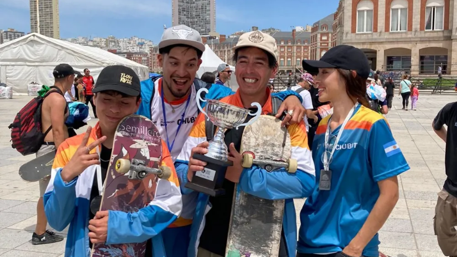 Mateo Aguilar, el orgullo de Puerto Madryn: Medalla de Plata en Skateboarding en los Juegos Evita