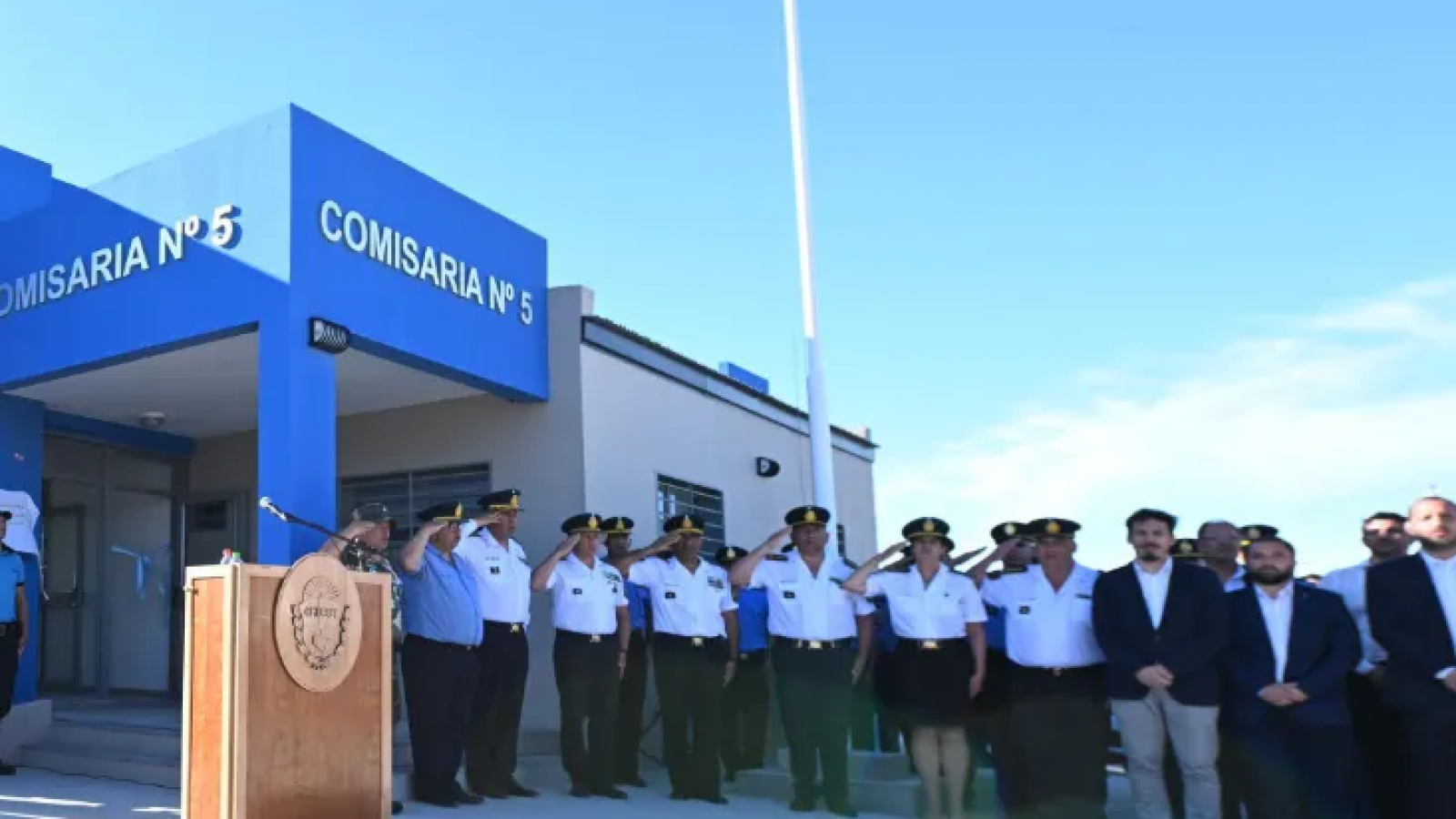 Inauguraron la Comisaría Quinta en el Barrio Solana de Puerto Madryn