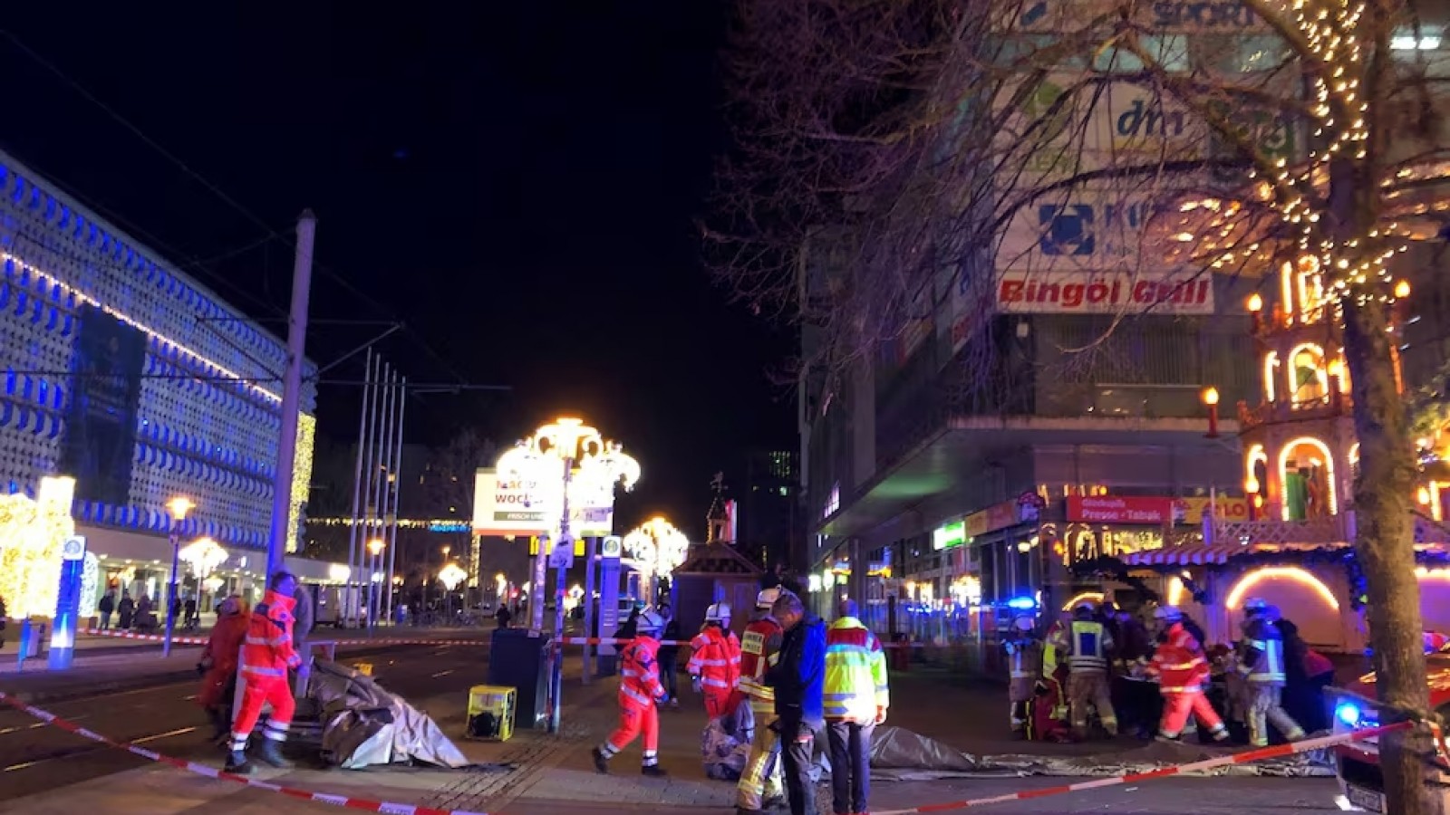 Tragedia en Alemania: un auto atropelló a una multitud de personas en un mercado navideño