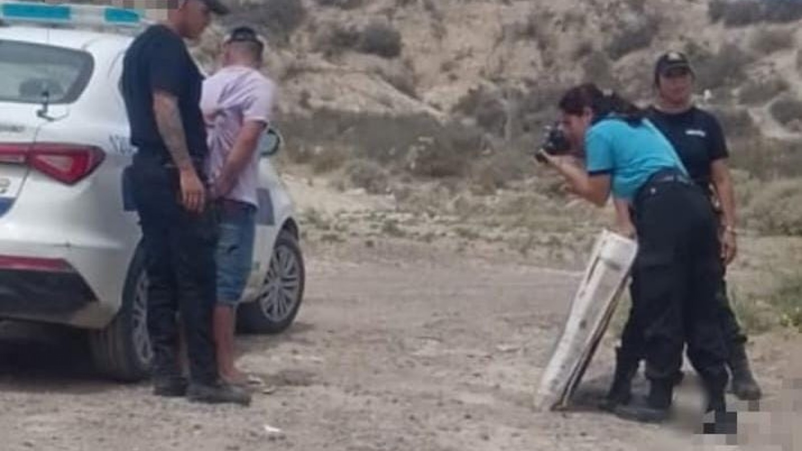 Detuvieron a un hombre con televisor robado
