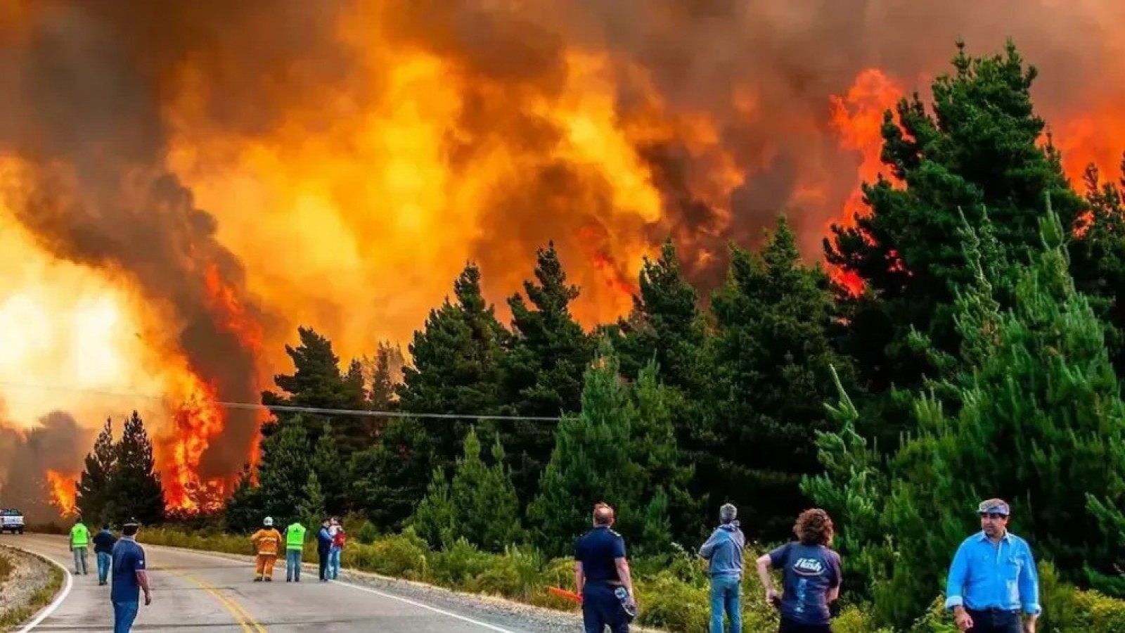 Hay más de 3.000 hectáreas afectadas en el incendio forestal en Epuyén