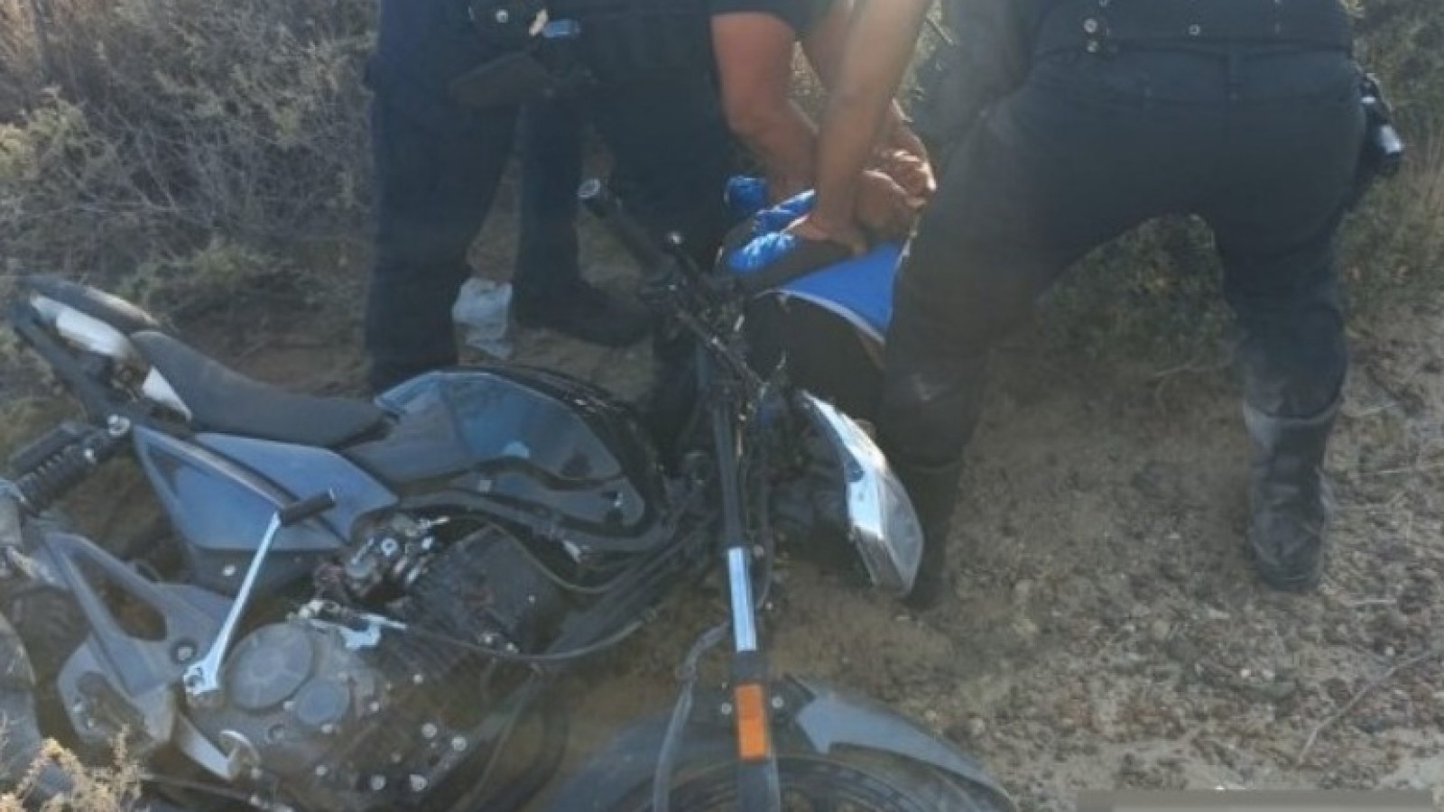 Persecución policial en Puerto Madryn: Detienen a sujeto con moto robada