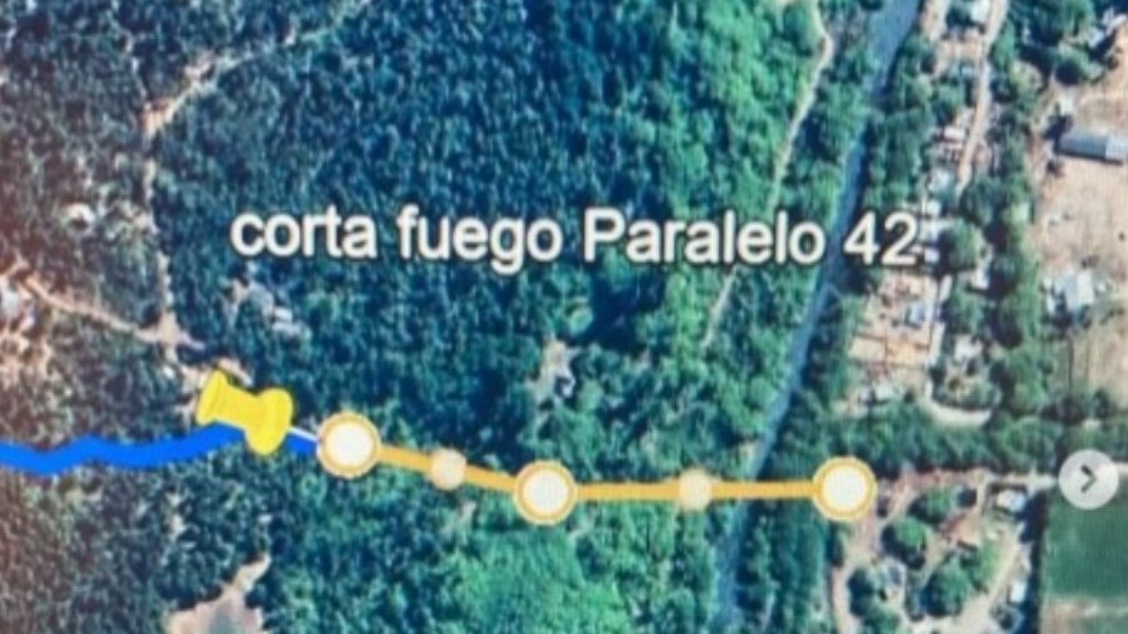 Lago Puelo refuerza medidas ante la cercanía del incendio en El Bolsón