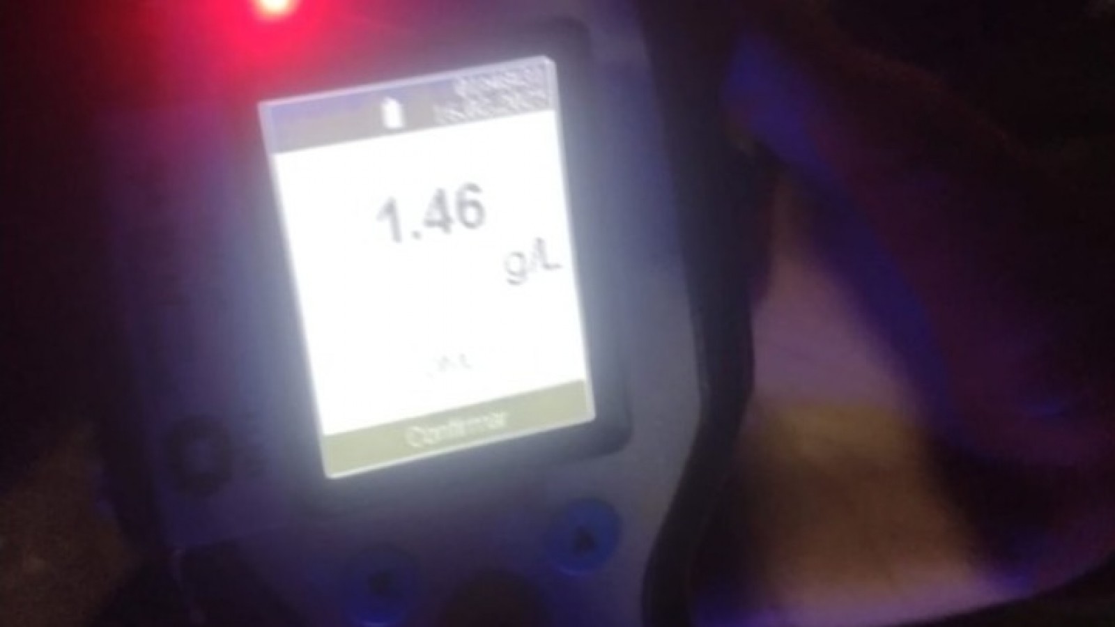 Conductora ebria con 1,46 g/l zigzagueaba con su hija a bordo