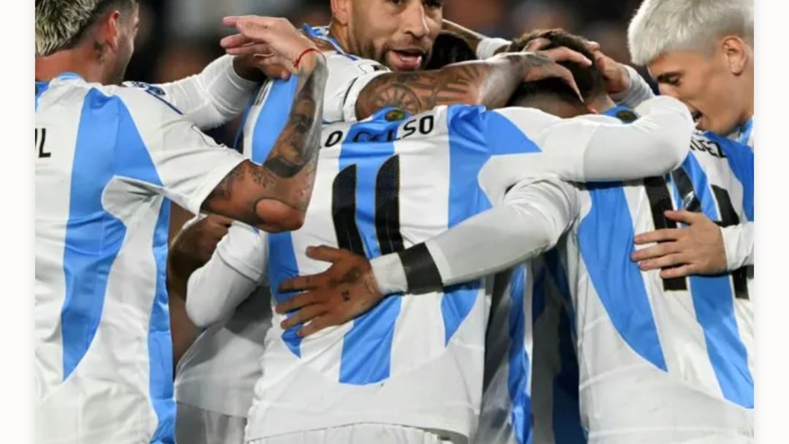 Argentina enfrenta a Uruguay sin Messi ni Lautaro en un duelo clave