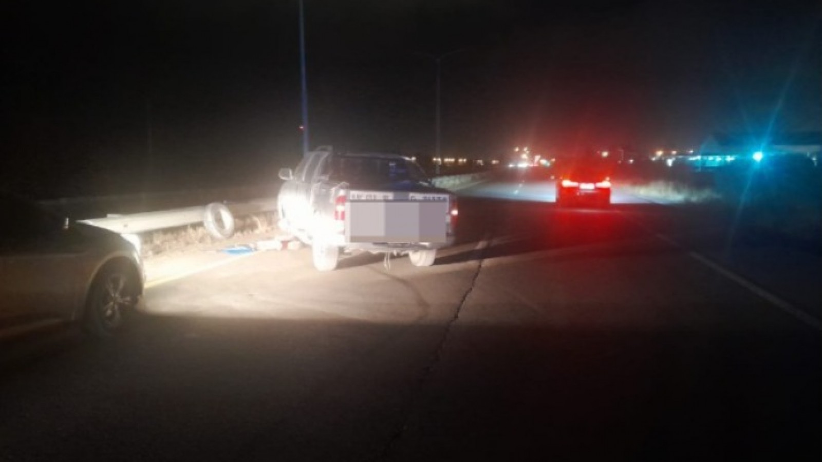 Una camioneta sufrió desperfecto mecánico y quedó atravesada en la Ruta 25
