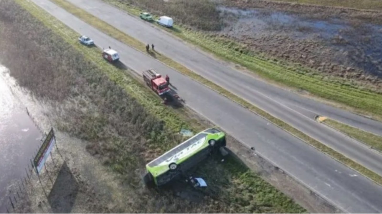 Detuvieron al chofer del micro que volcó y dejó cinco muertos