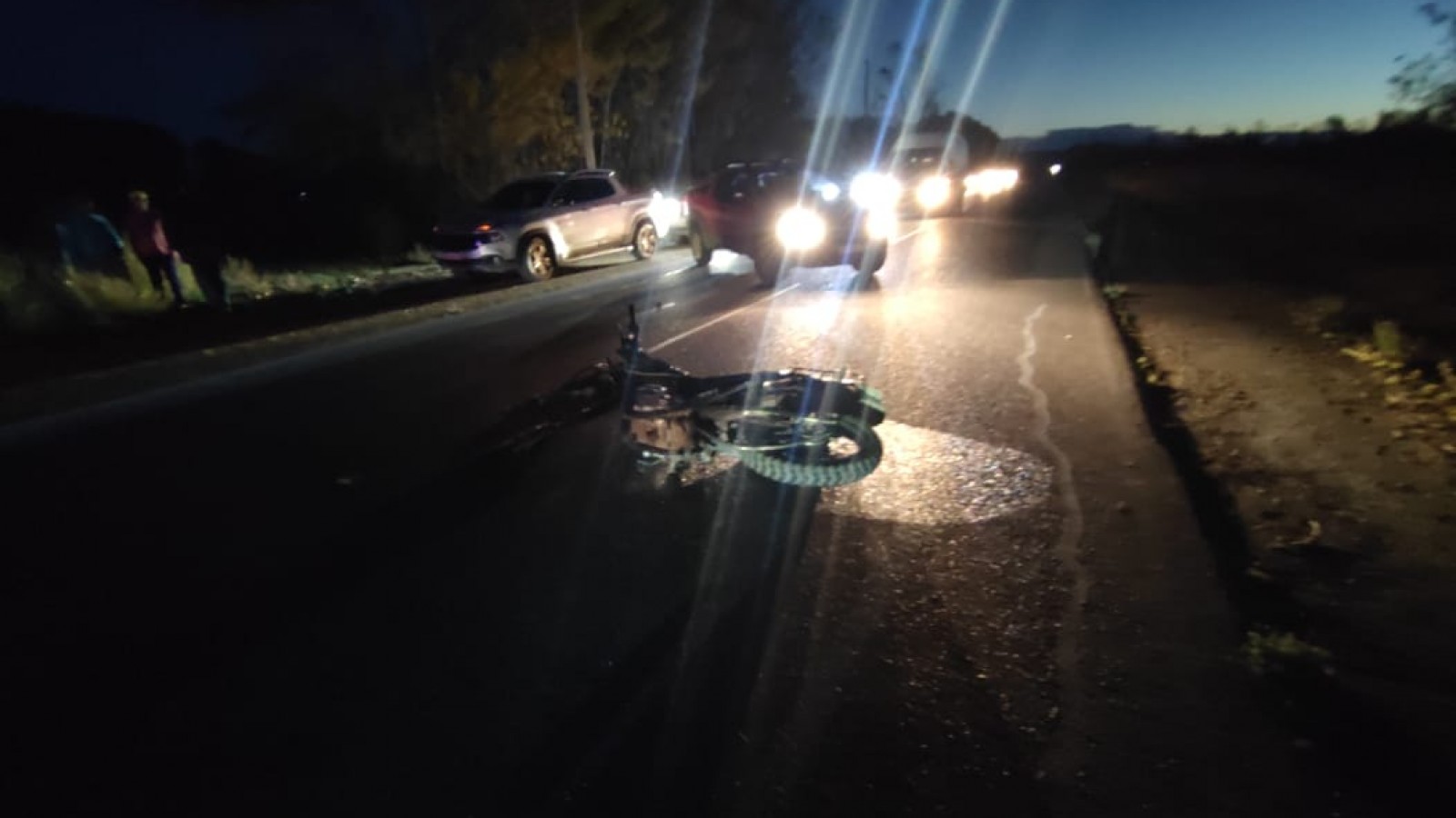 Dos jóvenes trasladados al hospital tras despiste en Ruta 7
