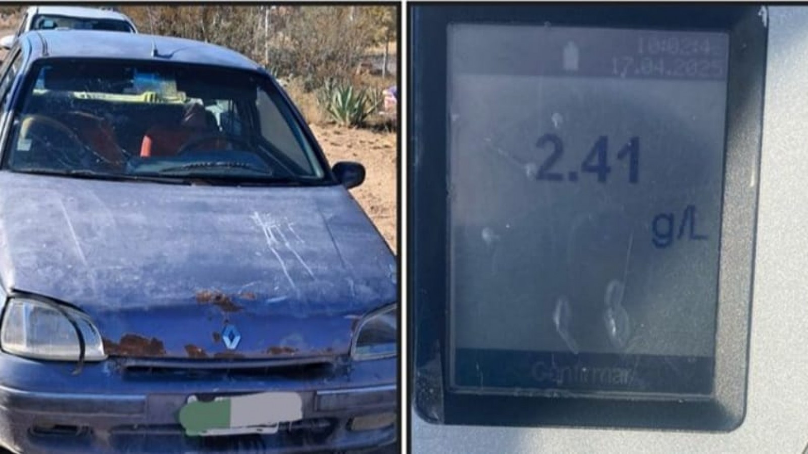 Detuvieron a una mujer que hacía de "campana" en un robo frustrado: tenía pedido de captura y 2,41 g/l de alcohol en sangre