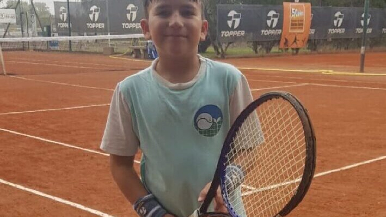 Gran actuación del madrynense Pedro Schweimer Williams en el Nacional Sub10 de tenis