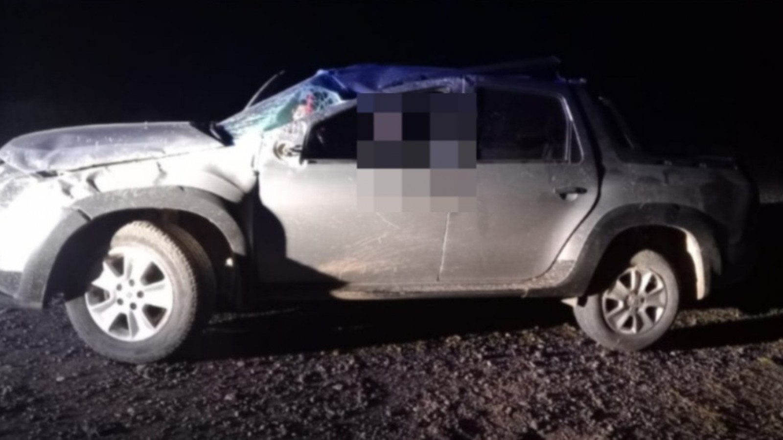 Accidente en la Ruta 25: Tras el vuelco, la conductora resultó herida